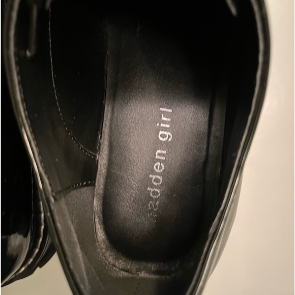 Steve Madden black platform loafers (like new) - Picture 4 of 4